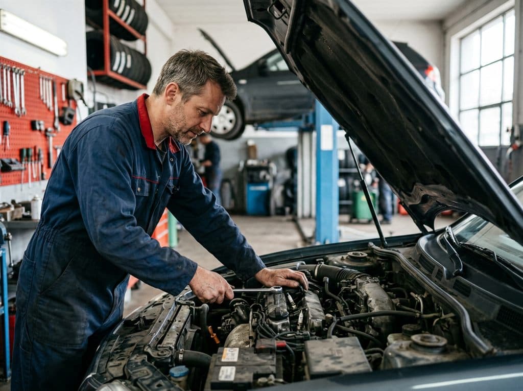 Reparación mecánica en el taller de coches en Valga